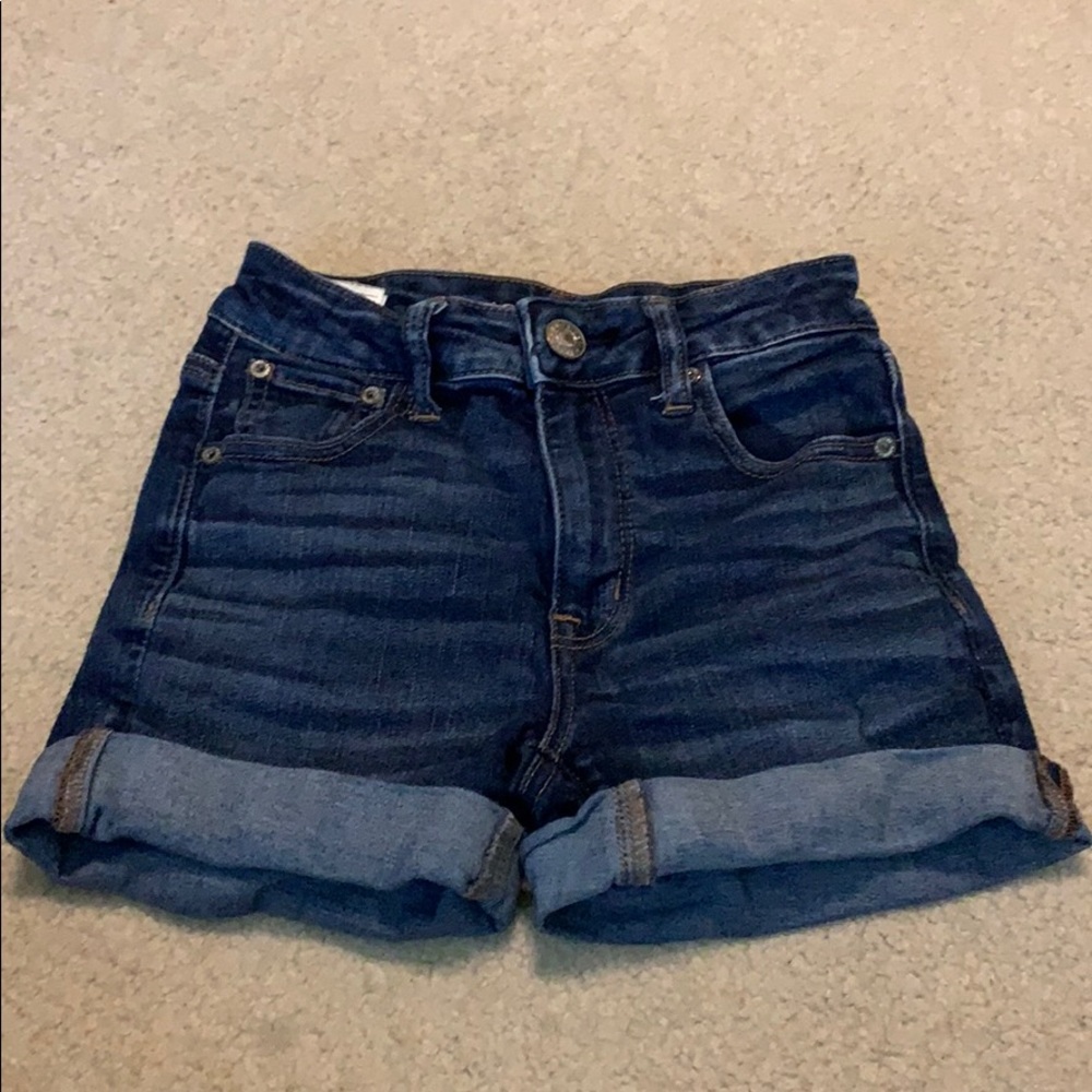 Dark Wash American Eagle Shorts